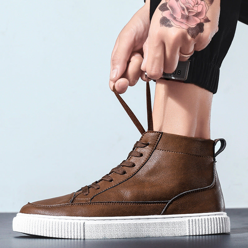 Men's high top British Martin boots