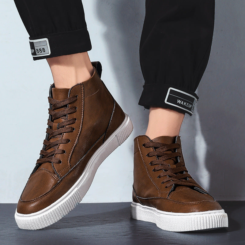 Men's high top British Martin boots