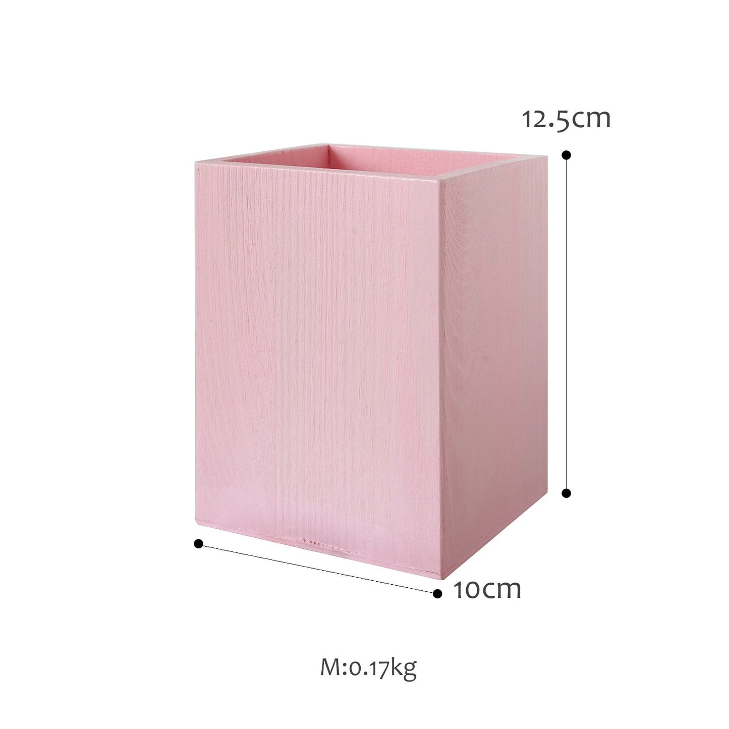 SWEETGO Straw Holder Cake Table Decoration Makeup Brush Storage Flowers Vase Background Scenery Props Lollipop Wood Pot