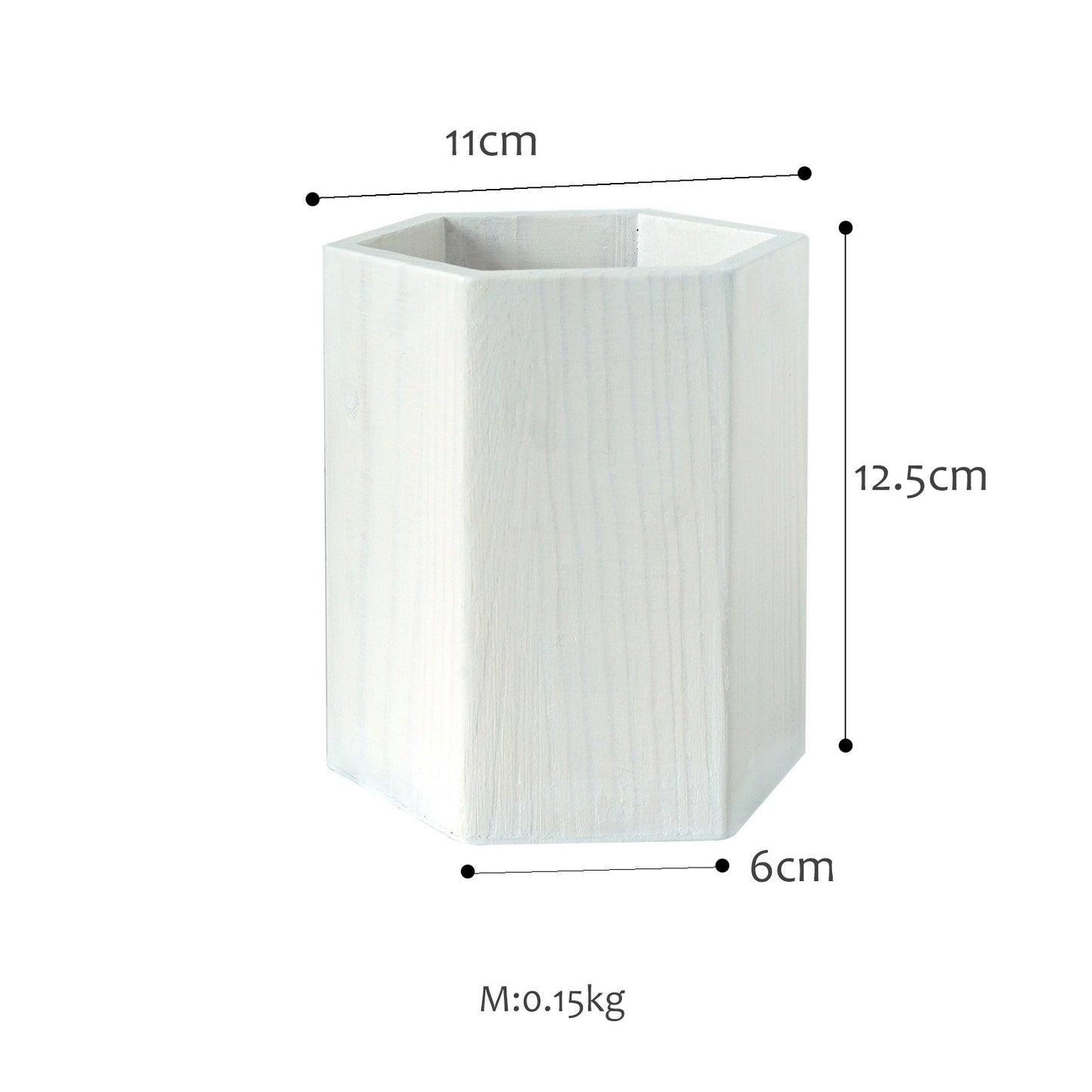 SWEETGO Straw Holder Cake Table Decoration Makeup Brush Storage Flowers Vase Background Scenery Props Lollipop Wood Pot