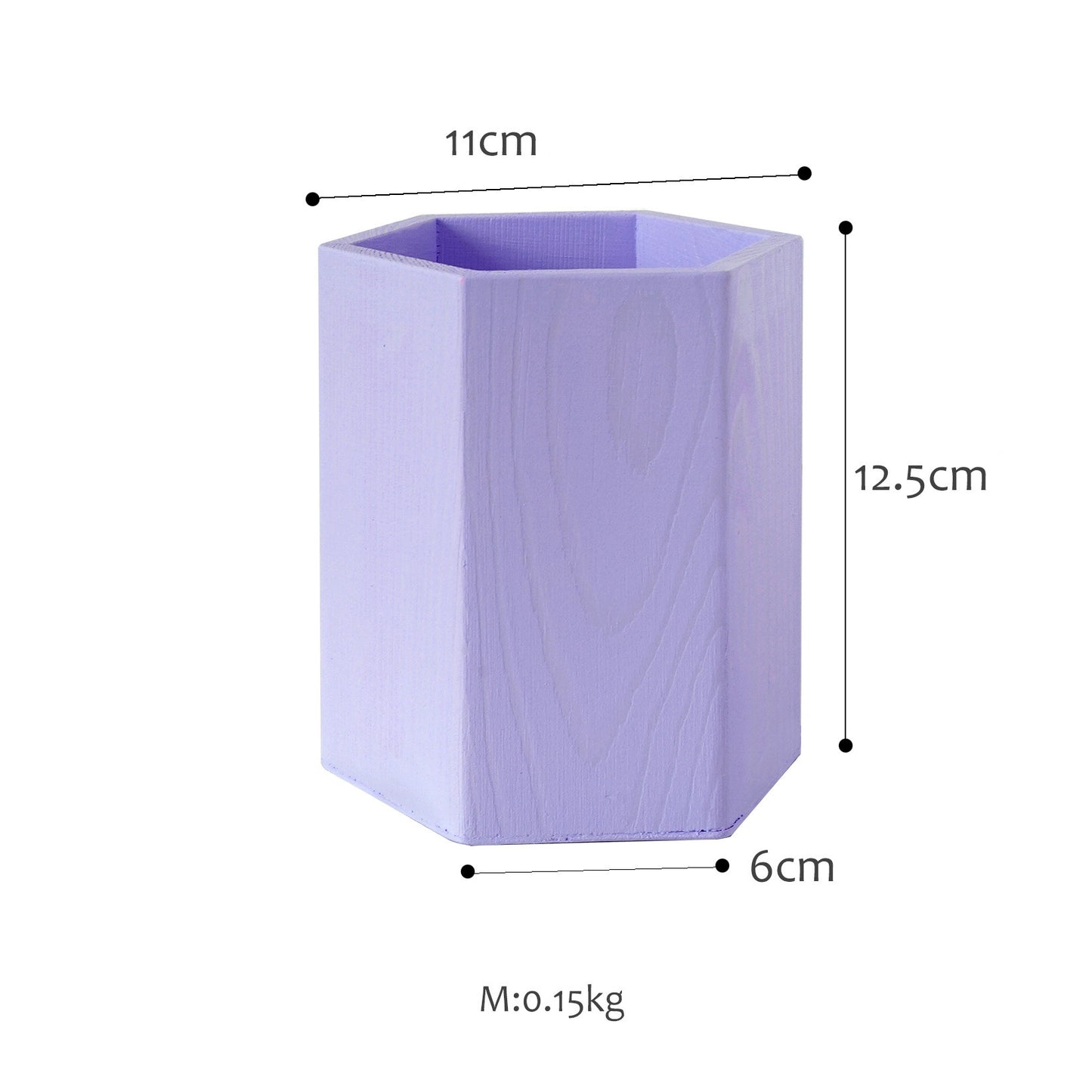 SWEETGO Straw Holder Cake Table Decoration Makeup Brush Storage Flowers Vase Background Scenery Props Lollipop Wood Pot