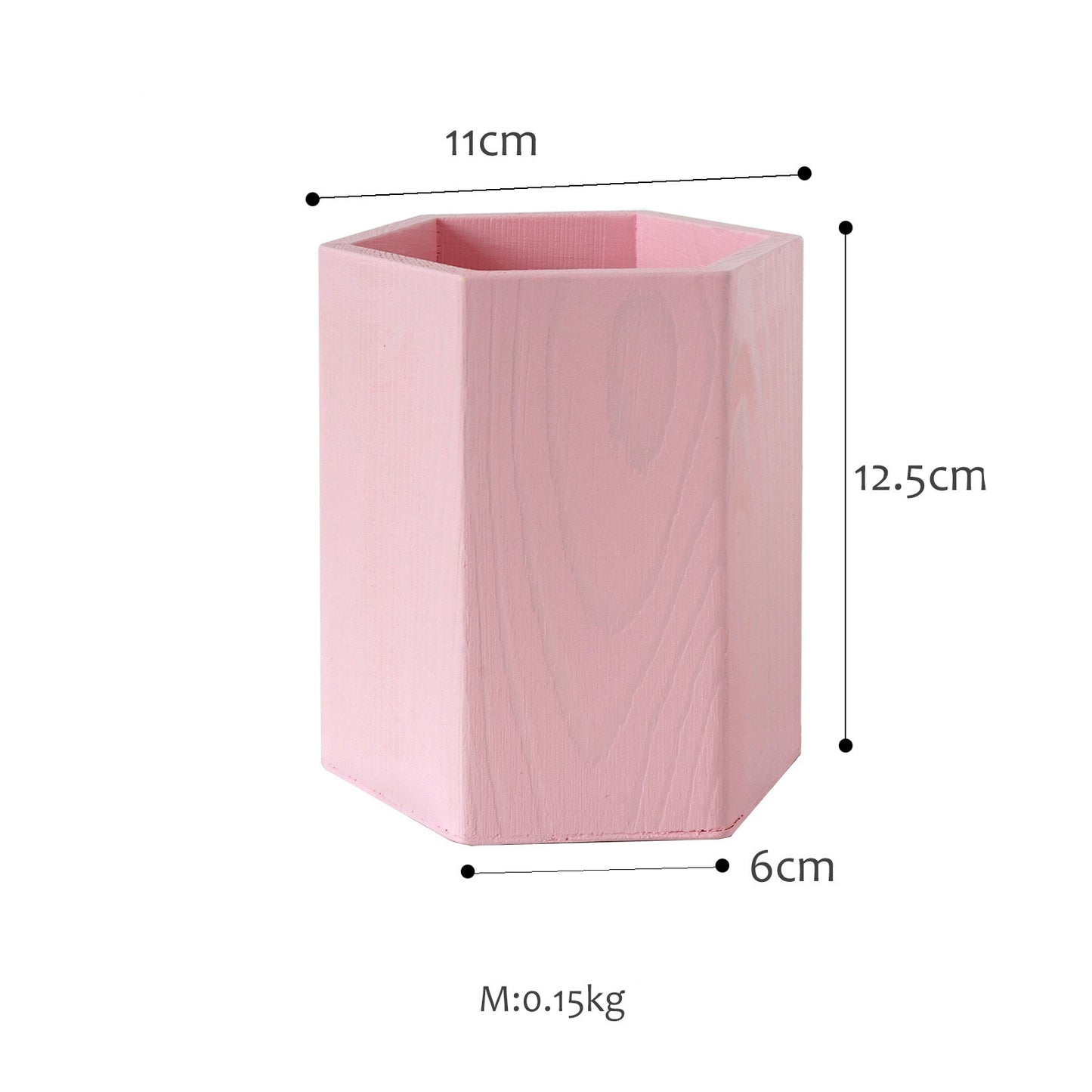 SWEETGO Straw Holder Cake Table Decoration Makeup Brush Storage Flowers Vase Background Scenery Props Lollipop Wood Pot