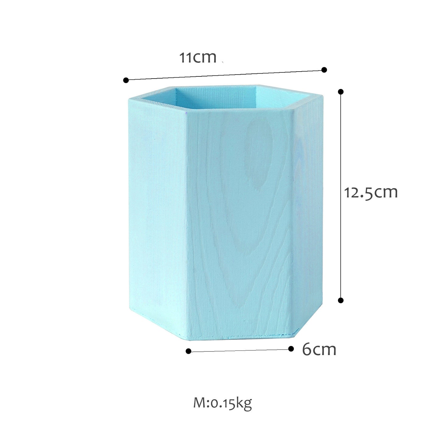 SWEETGO Straw Holder Cake Table Decoration Makeup Brush Storage Flowers Vase Background Scenery Props Lollipop Wood Pot