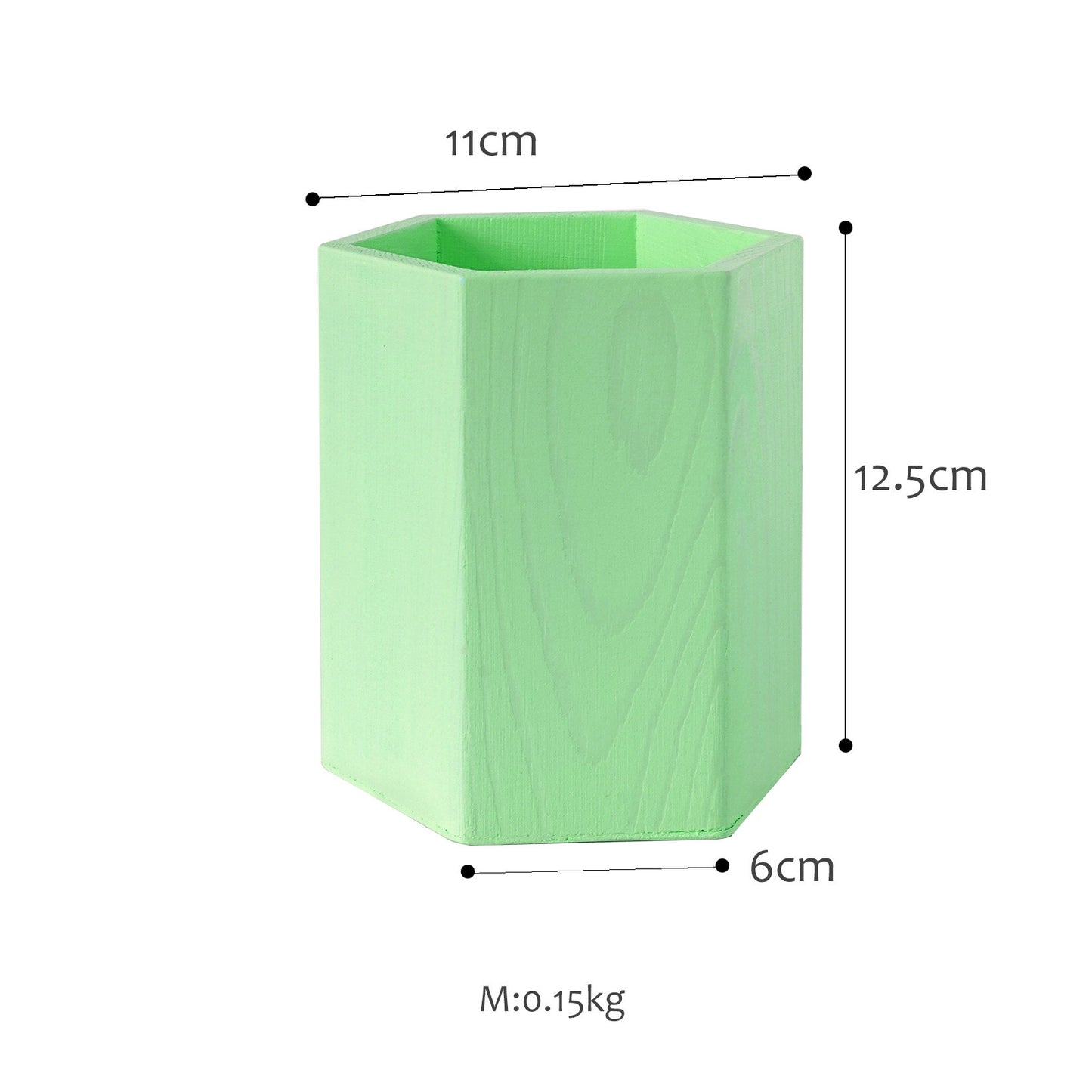 SWEETGO Straw Holder Cake Table Decoration Makeup Brush Storage Flowers Vase Background Scenery Props Lollipop Wood Pot