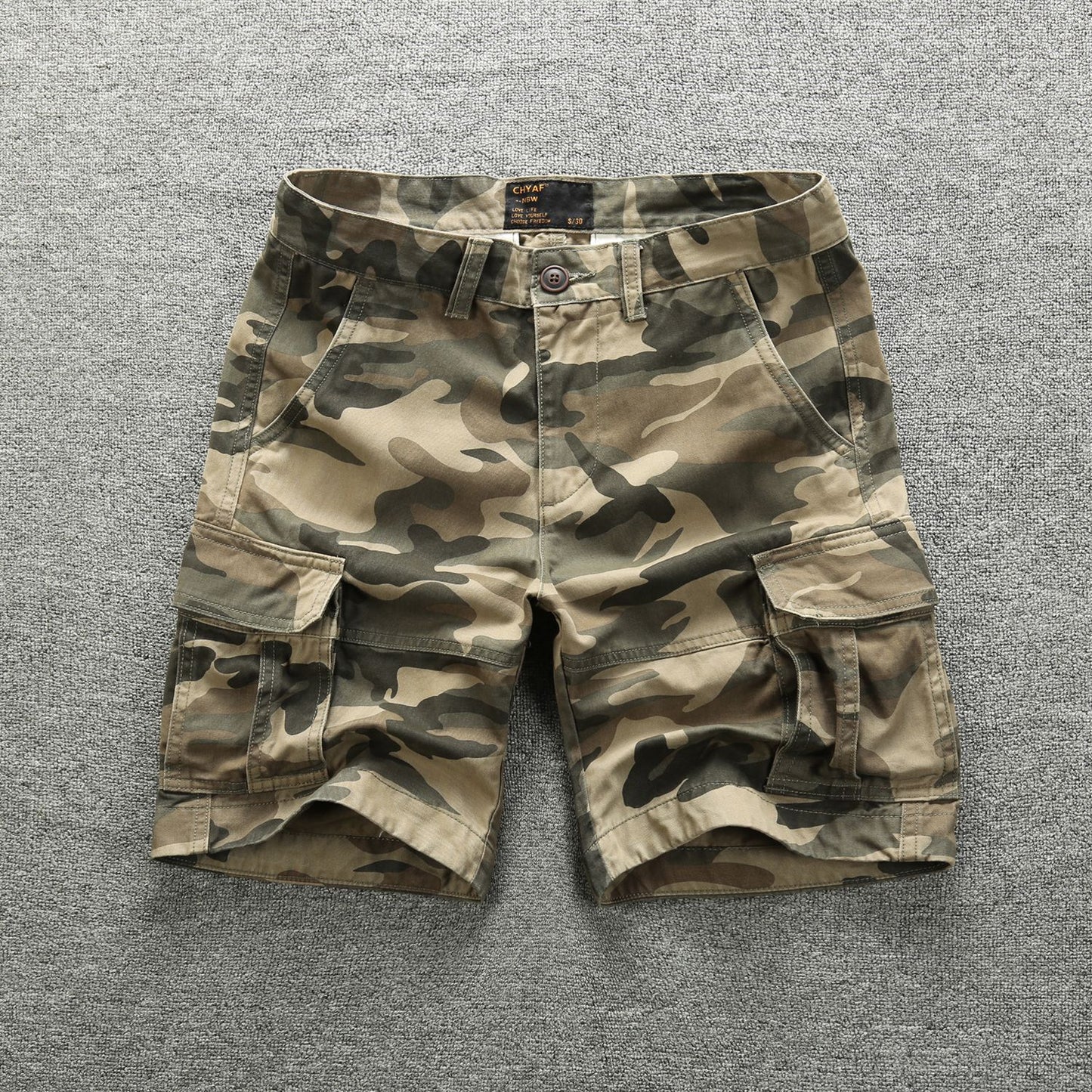 Straight Workwear Shorts Sports Five-point Pants