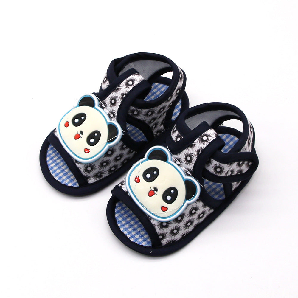 Toddler Boys Summer Shoes Cartoon Soft Sole Outdoor First Walker Shoes 0-18 Months