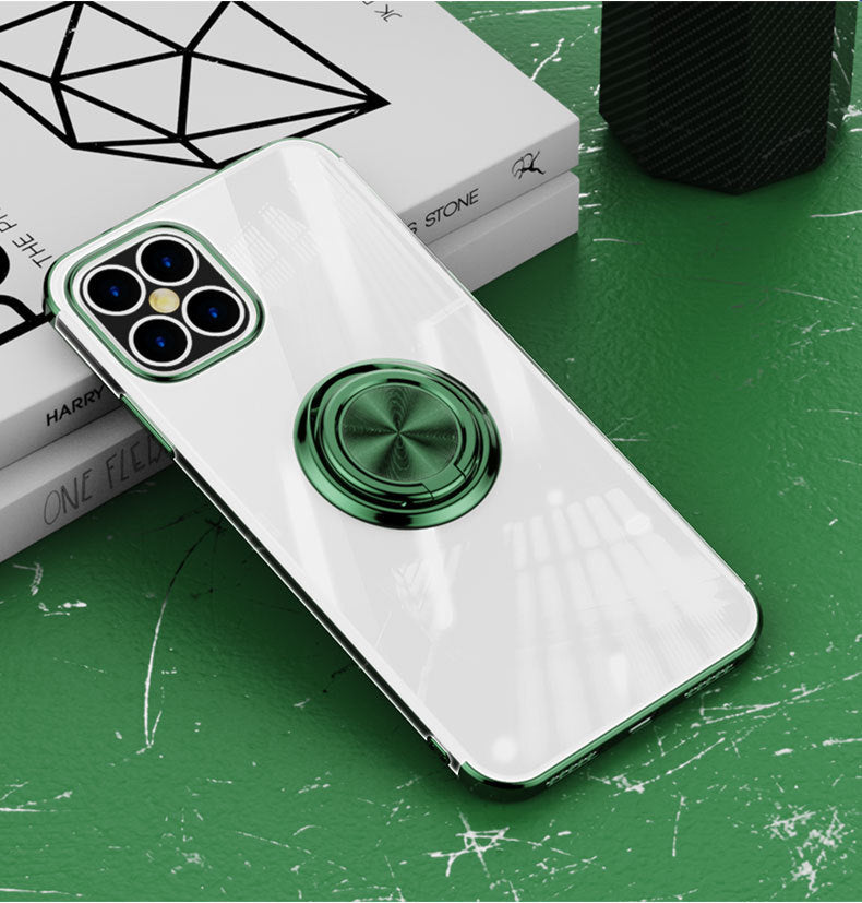 Electroplating Protective Cover Magnetic Car Holder Ring