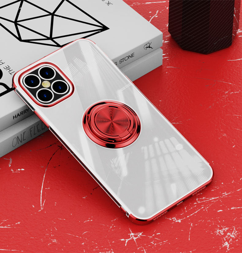 Electroplating Protective Cover Magnetic Car Holder Ring