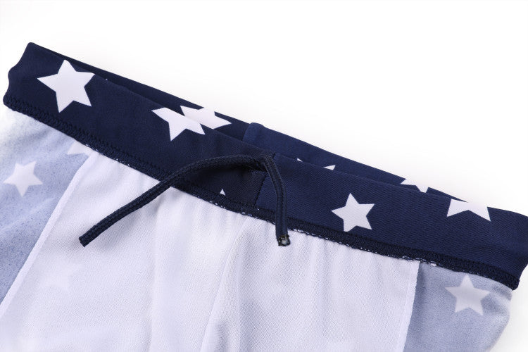 Children's Star Swimming Trunks Boys Boxer Swimming Pool Years Old Dark Blue Five-pointed Star