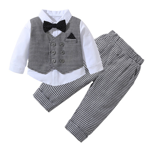 Spring And Autumn Long-Sleeved Baby Clothes Gentleman Suit