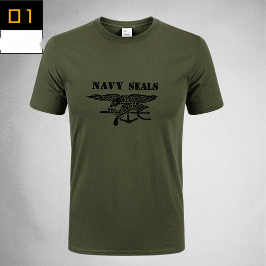 U.S. Tactical Outdoor Crew Neck T-Shirt Marine Corps Short Sleeve