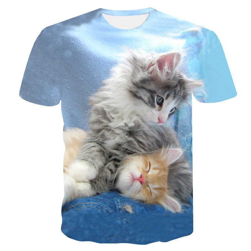 T-Shirt Maine Coon Blanc Charmeur