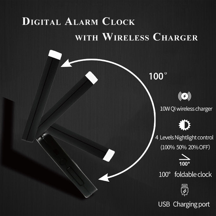 Foldable wireless charging subclock