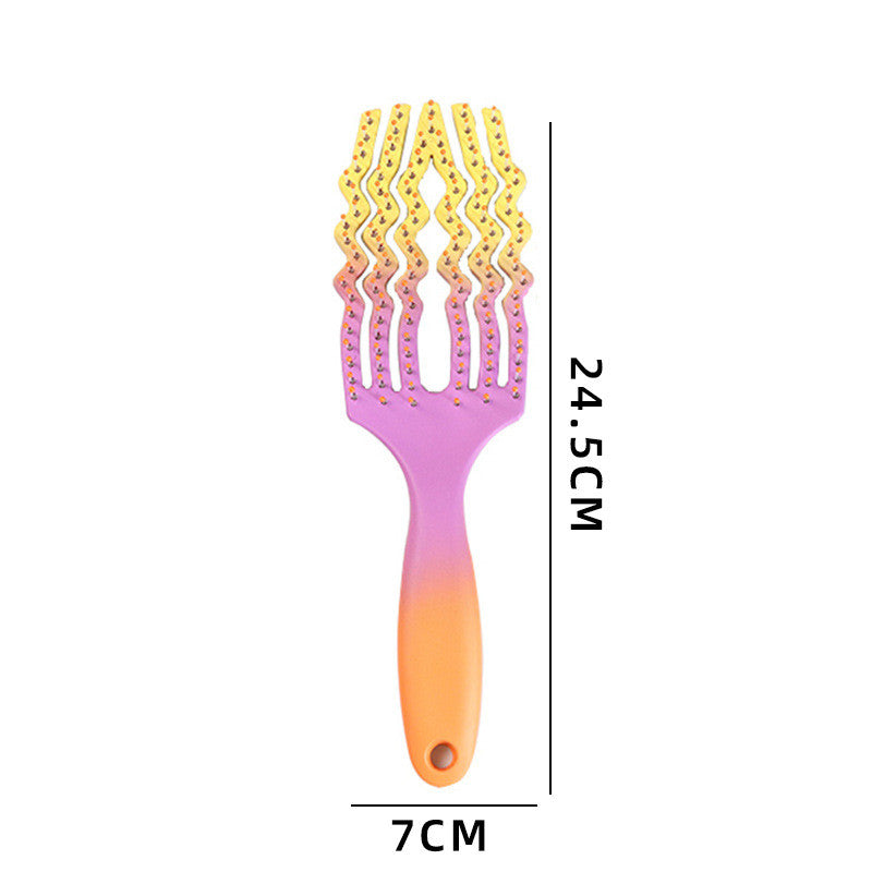 Household Fashion Simple Six-claw Arc Hairdressing Comb