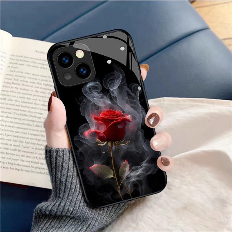 Smoked Red Rose Fashion Phone Case