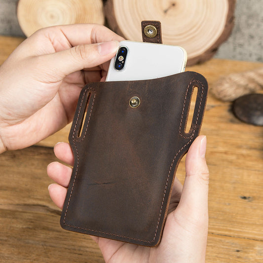 Portable Huawei mobile phone bag Samsung mobile phone leather case