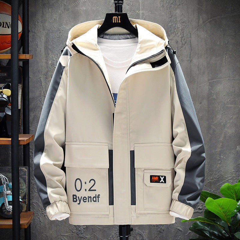 Workwear Jacket Korean Style Trendy And Handsome Men's Top Clothes