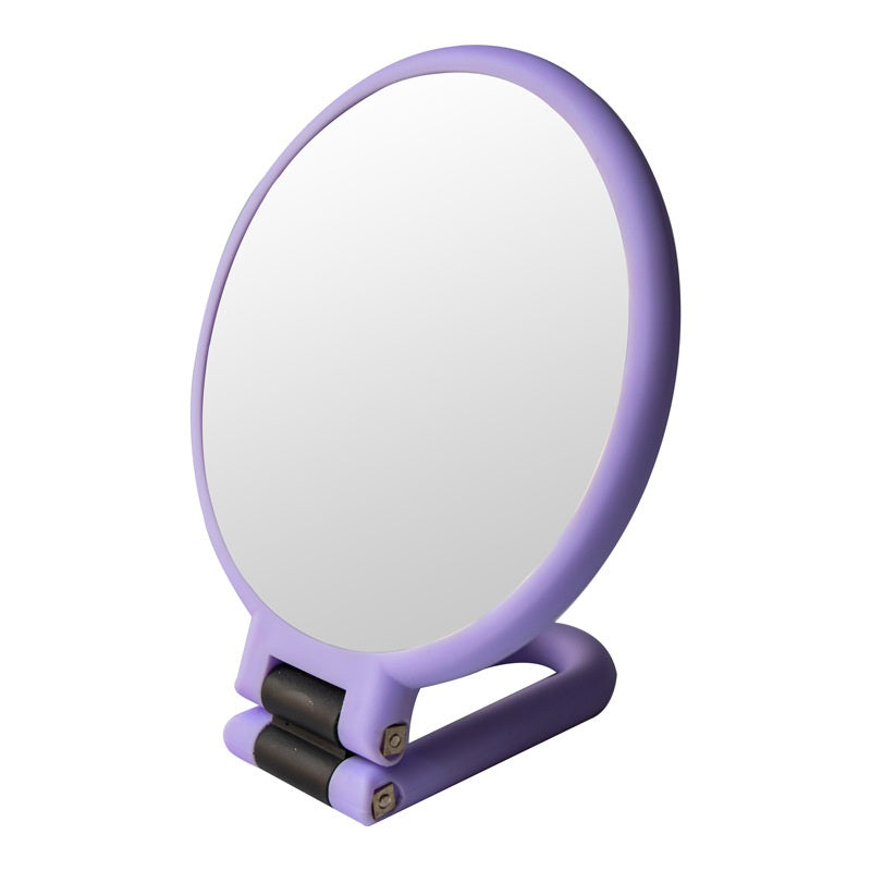 Girl Travel Outdoor Gadget Portable Handheld Double Mirror With 10x Magnification Effect Beauty High Clearness Makeup Mirror