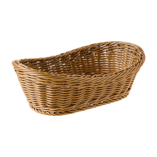 Rattan Like Storage Basket Plastic Hand Woven Basket