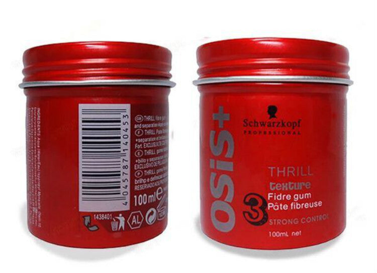 Grey hair mud hair wax