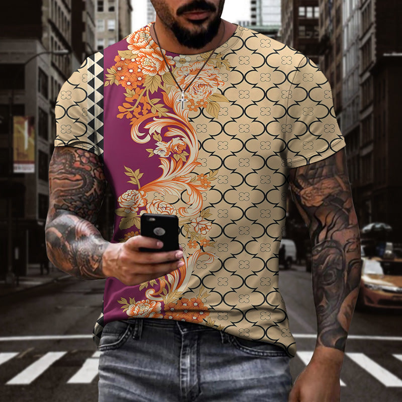 Plant Men And Women 3d T-Shirt Digital Printing Sports Short Sleeves