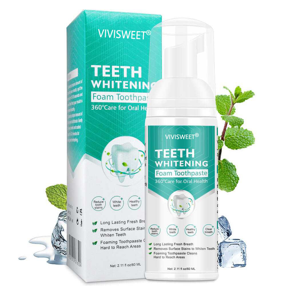 Whitening Teeth Remove Smoke Stain Mousse Toothpaste