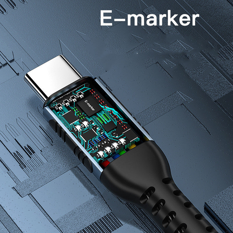 PD Fast Charge 100W Data Cable Braided C-C