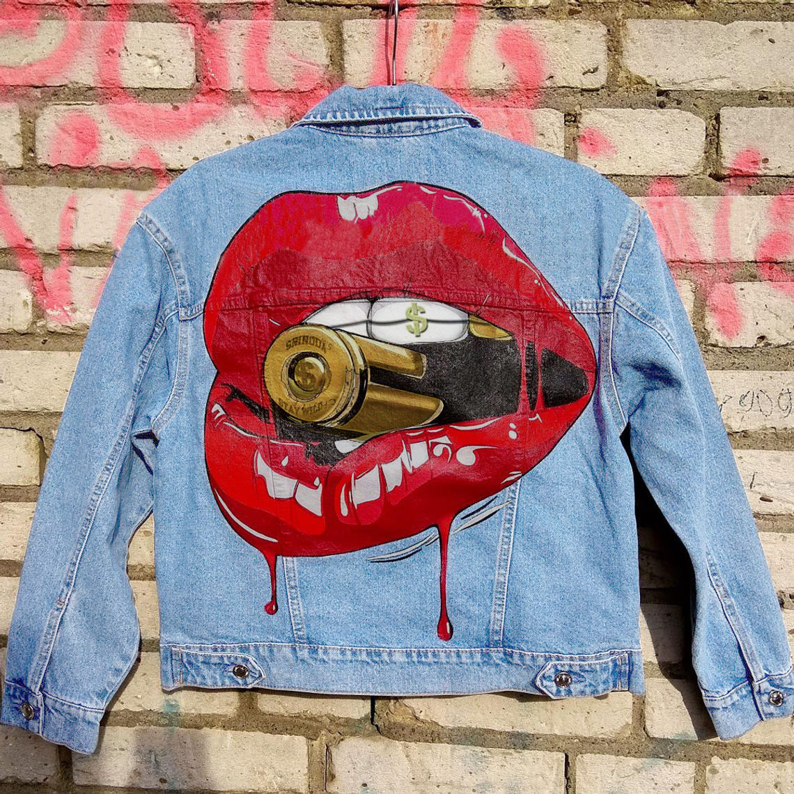 Female European And American-style Mid-length Loose Denim Jacket