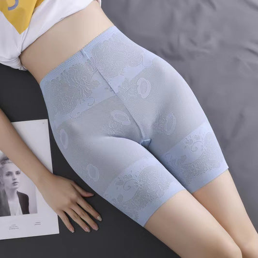 Lace Women's Jacquard High Waist Underwear Tight Cotton