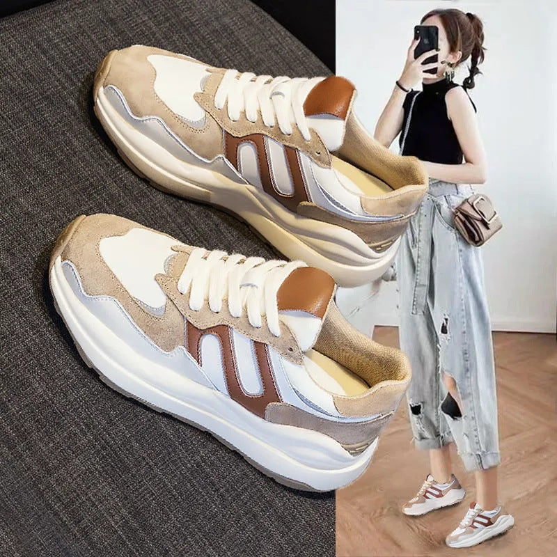 Spring And Autumn Running Shoes All-match Single Shoes Sports Shoes