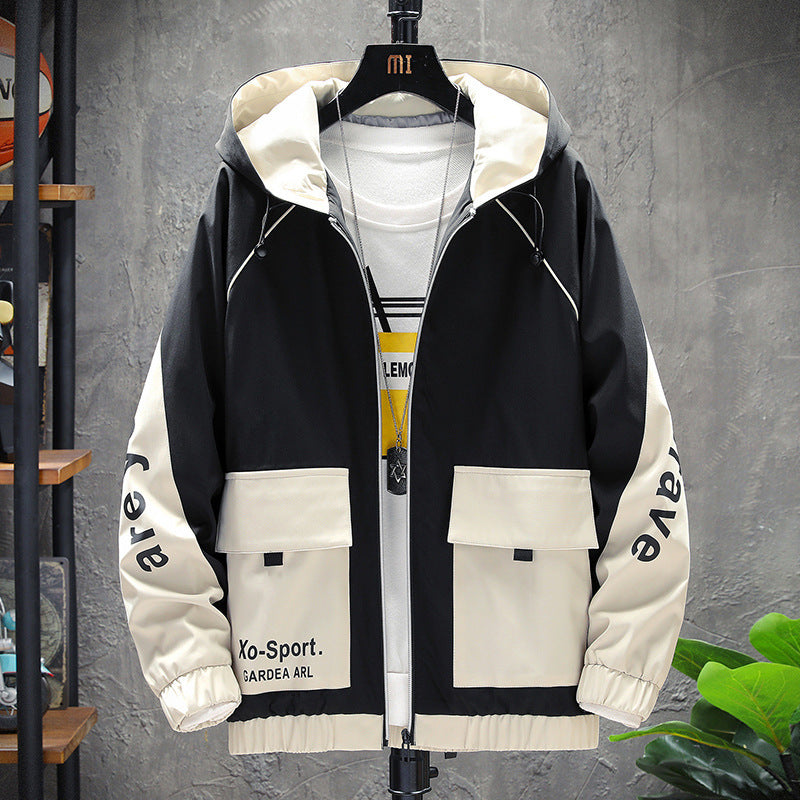 Workwear Jacket Korean Style Trendy And Handsome Men's Top Clothes