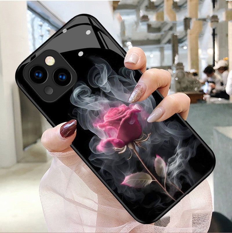 Smoked Red Rose Fashion Phone Case