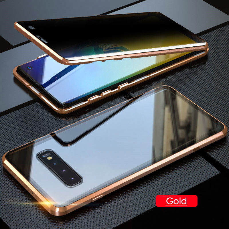 Anti-peeping Double-sided Glass Magnetic Phone Case