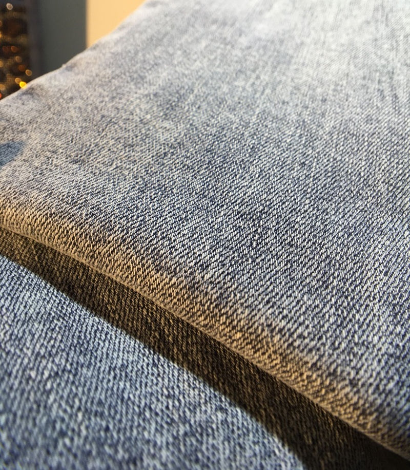 Leggings with real rabbit fur and high waist