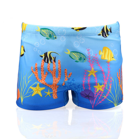 Cute cartoon swimming trunks