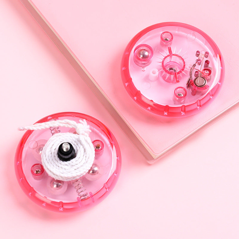 Glowing Yo-Yo Boy Flash Toy Girl Live Sleep Professional Metal Yo-Yo