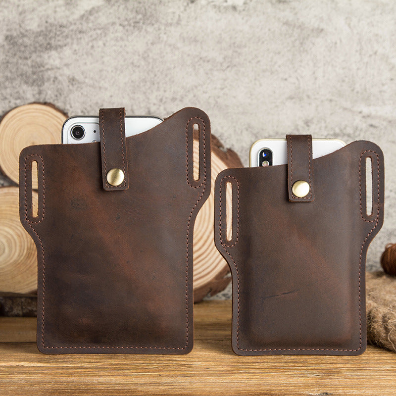 Portable Huawei mobile phone bag Samsung mobile phone leather case
