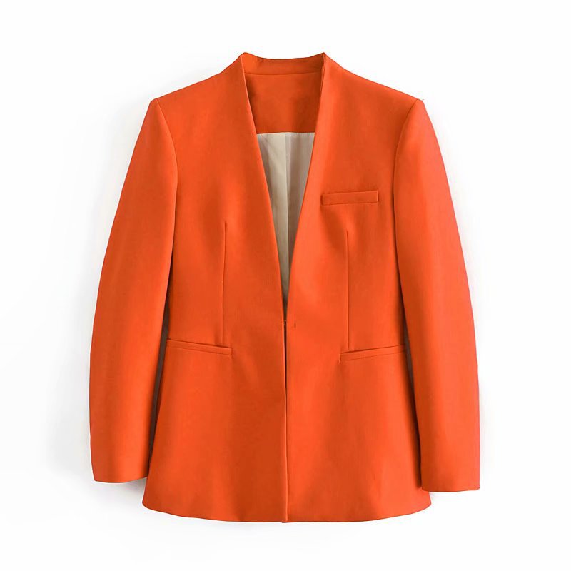 Spring And Summer Fashionable Color Small Suit Women Slim And Thin Texture Suit Jacket Tide