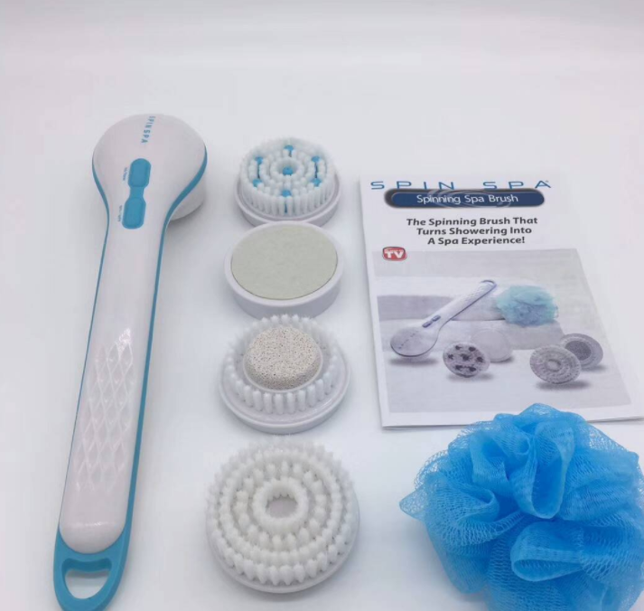 Spin Spa Brush, massage shower brush, luxurioutlet.com