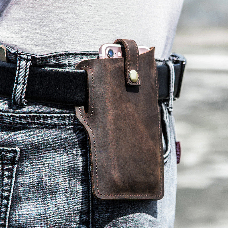 Portable Huawei mobile phone bag Samsung mobile phone leather case