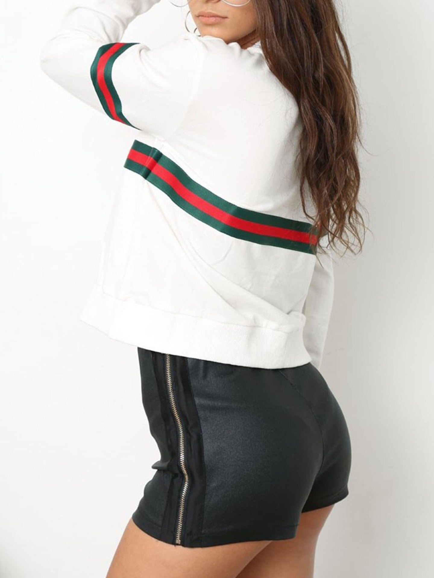 Casual stitching sweater