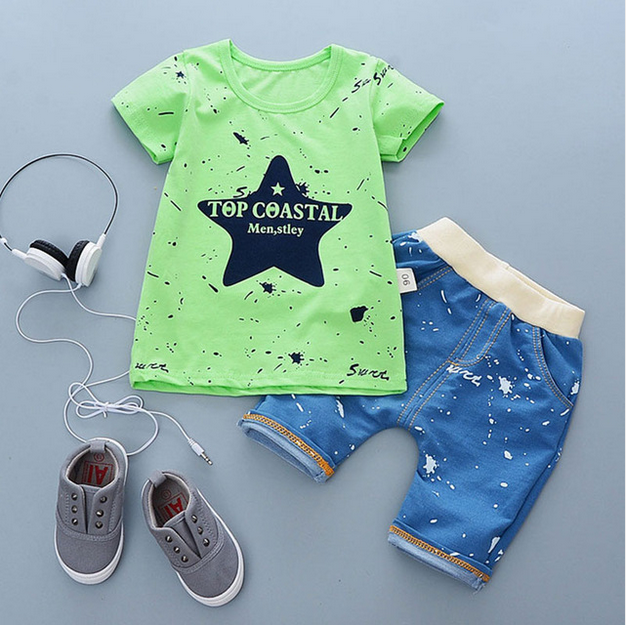 2021 summer baby boys outfits sports