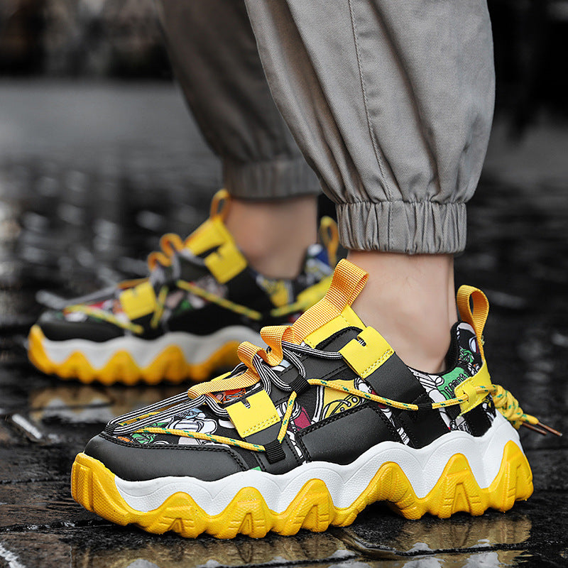 Color matching casual sports shoes