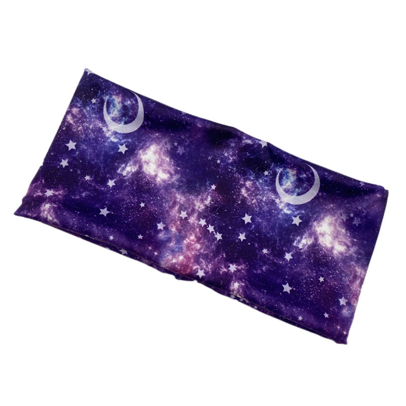 Fashion printed bouquet headband
