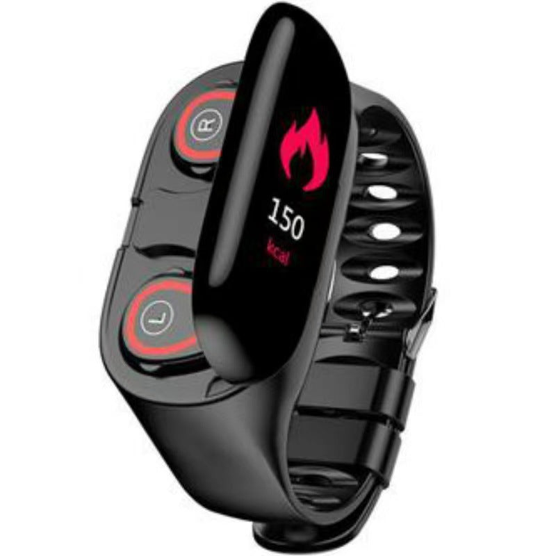 M1 Smart Bracelet Wireless Headset Heart Rate Bluetooth Calling Bracelet Two In One Music Bracelet Health Bracelet