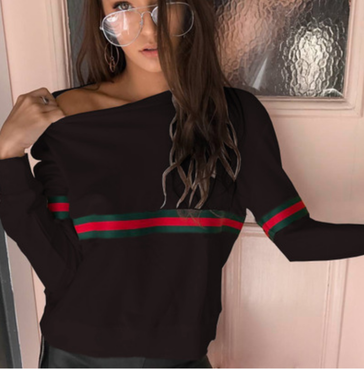 Casual stitching sweater