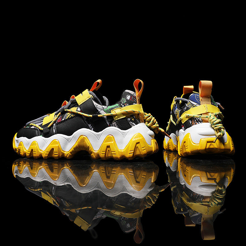 Color matching casual sports shoes