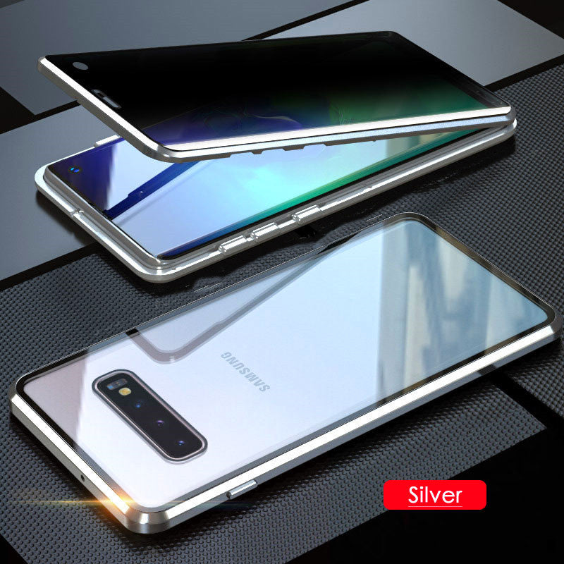 Anti-peeping Double-sided Glass Magnetic Phone Case