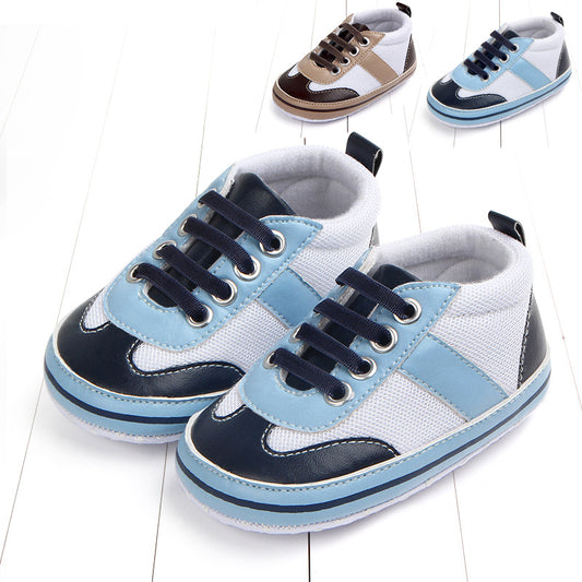 Breathable mesh non-slip spring baby shoes