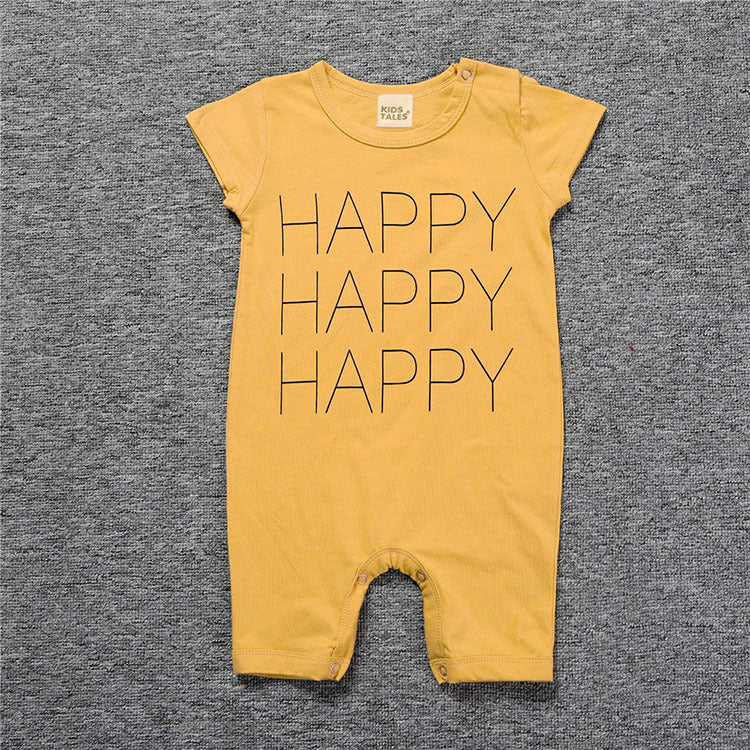 Spring and autumn baby one piece clothes